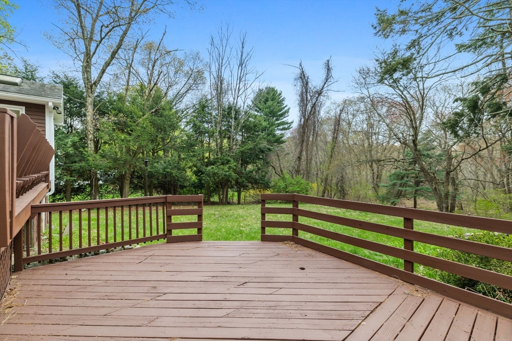 17 Wellesley Street Weston, MA 02493 - Photo 26 of 30 a view of outdoor space with deck and yard