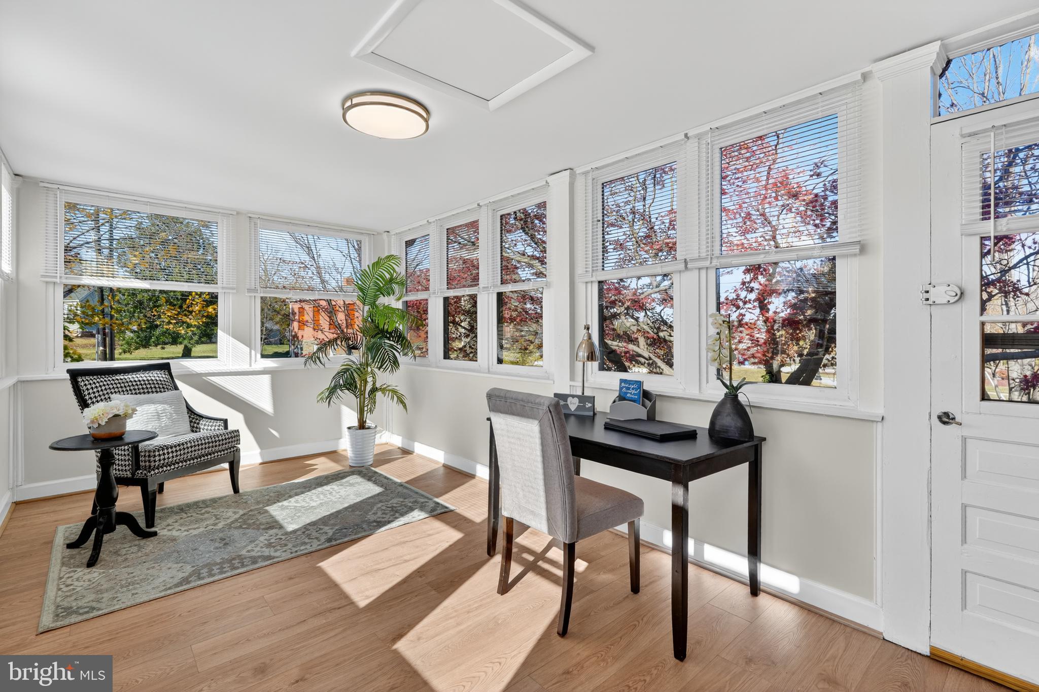 31 McDonald Place Northeast Washington, DC 20011 - Photo 17 of 45 a view of a livingroom with furniture and a potted plant