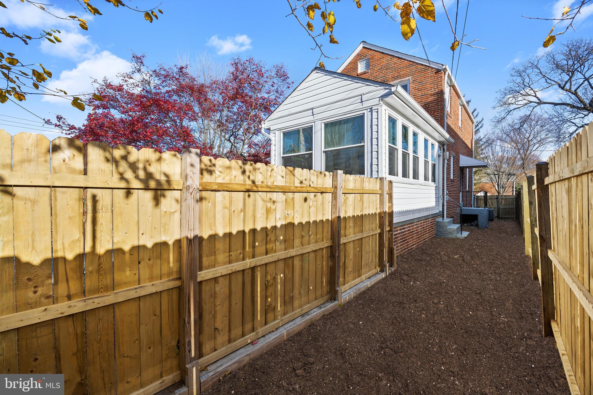31 McDonald Place Northeast Washington, DC 20011 - Photo 41 of 45 a view of a house with wooden fence