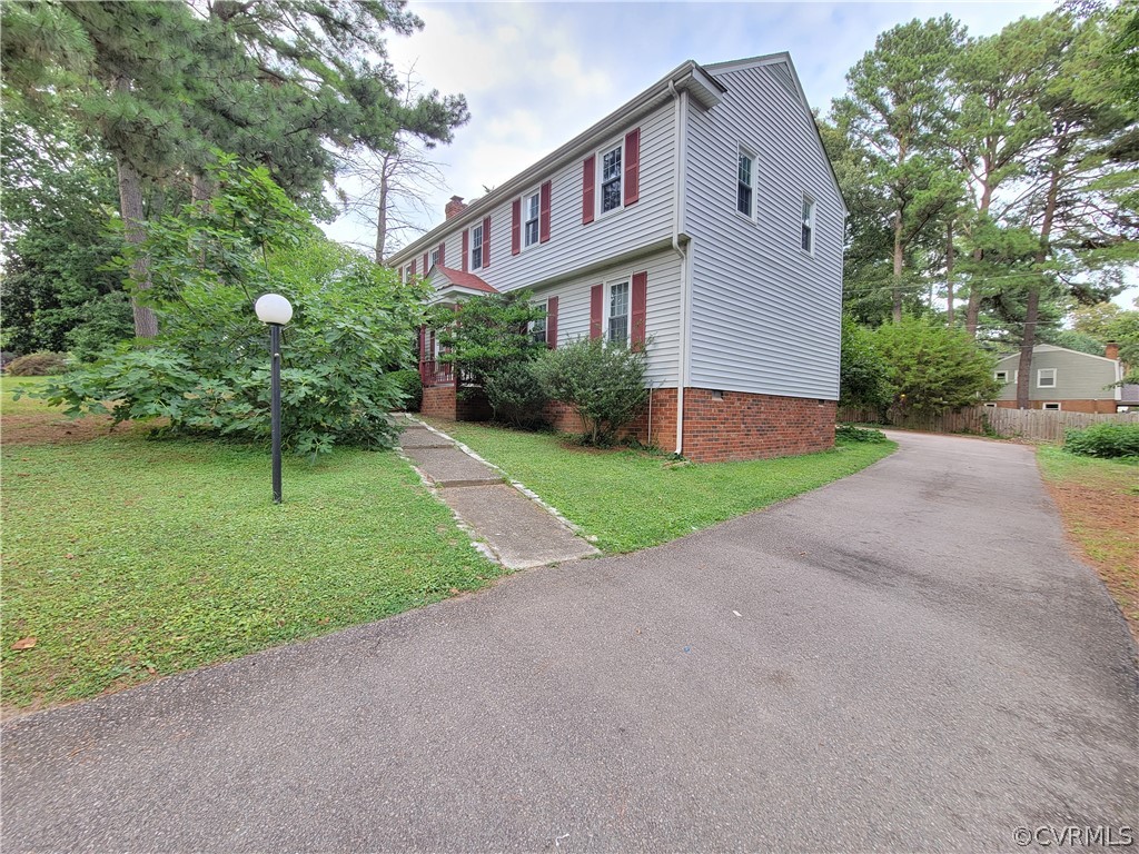 201 Aldersmead Road Richmond, VA 23236 - Photo 3 of 39 Side View/ Paved driveway