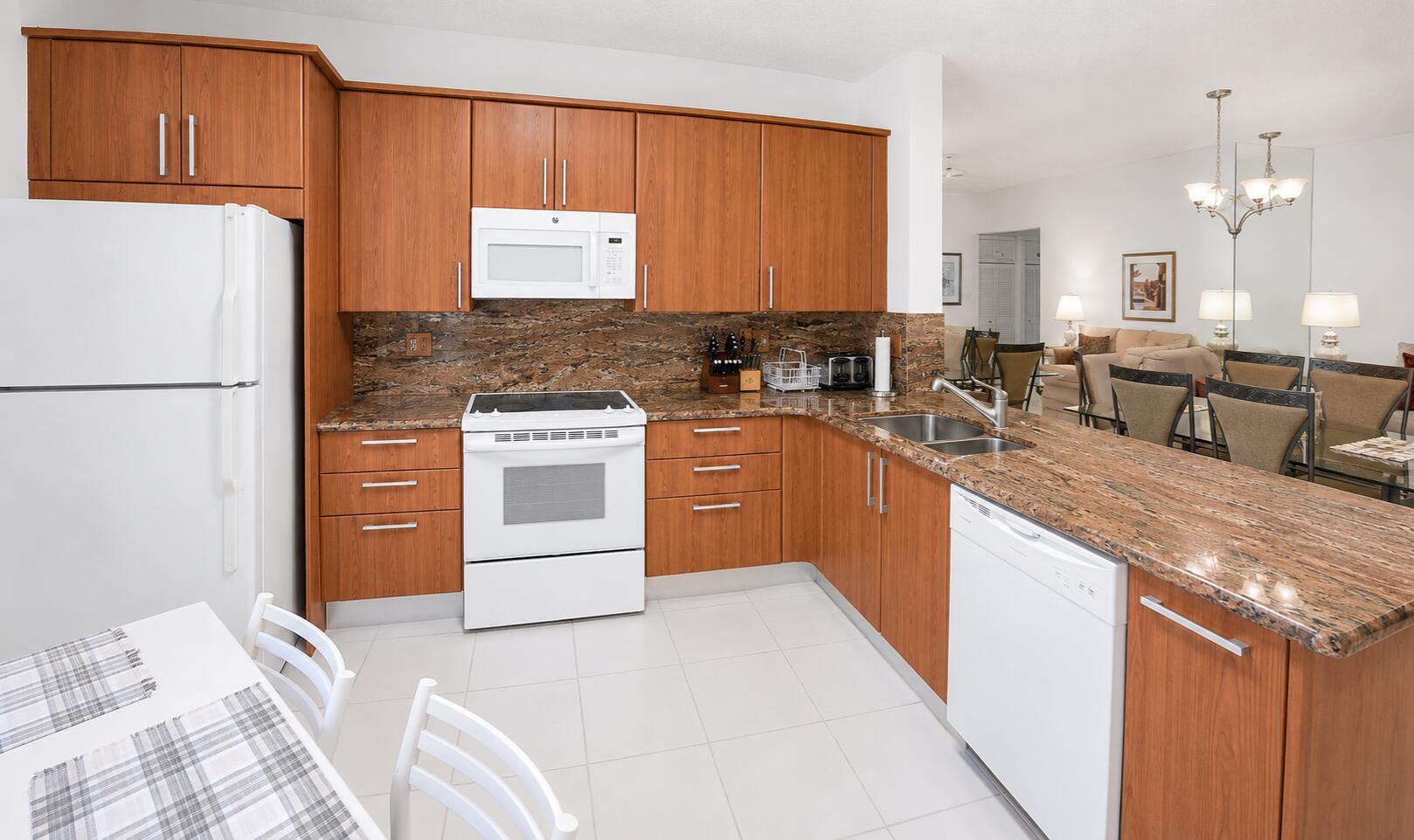6566 Via Regina, Unit 6566 Boca Raton, FL 33433 - Photo 4 of 17 Remodeled kitchen granite counters