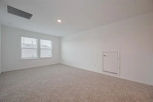 a swimming pool with lake view