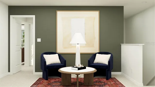 a bathroom with a light fixture and a toilet