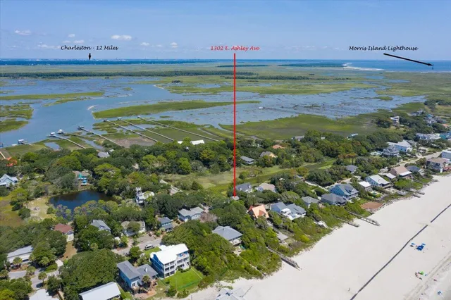 $1,099,100 | 1302 East Ashley Avenue, Folly Beach, SC 29439