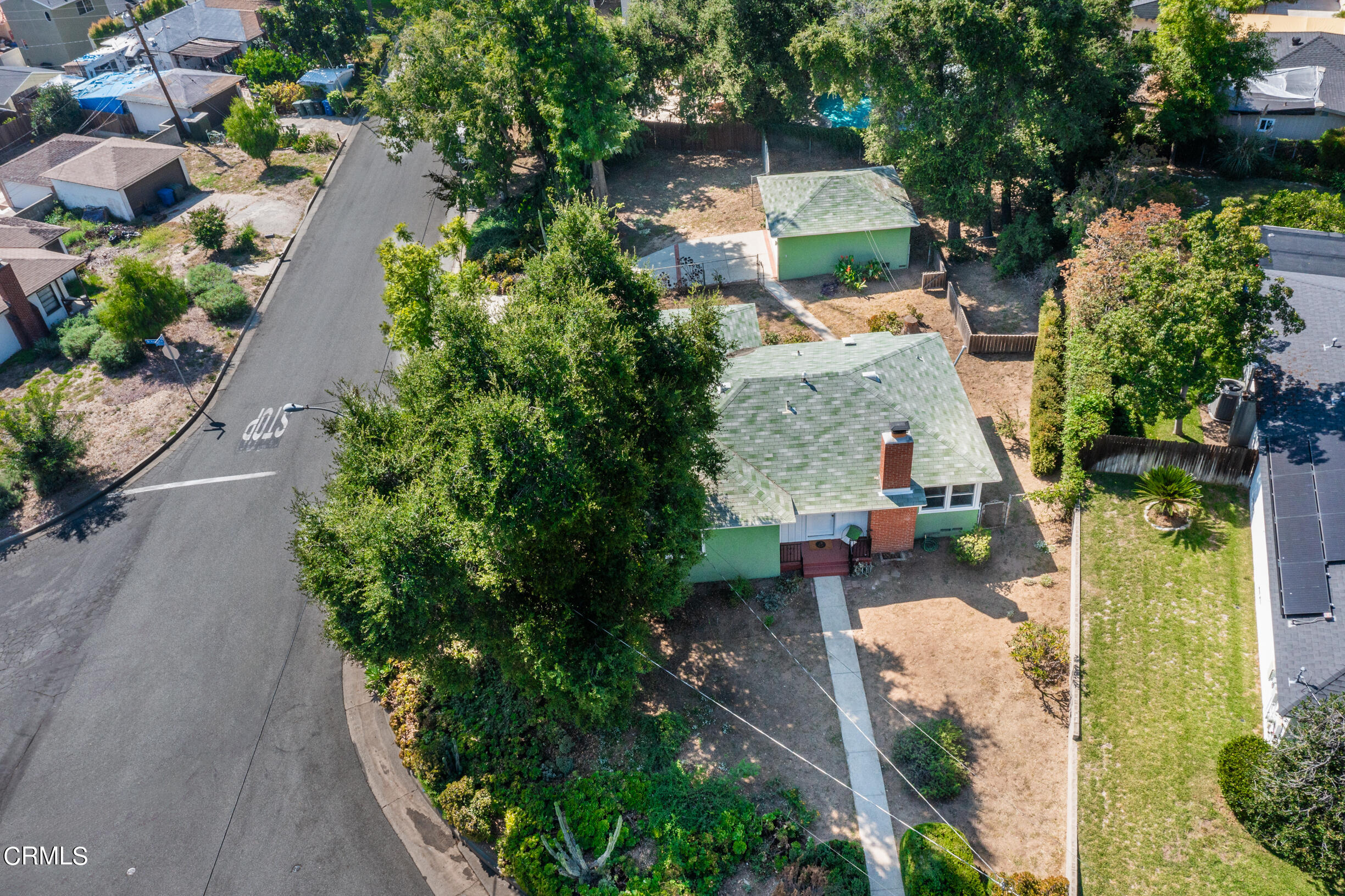 3565 McNally Avenue Altadena, CA 91001 - Photo 25 of 33 an aerial view of a house with a yard