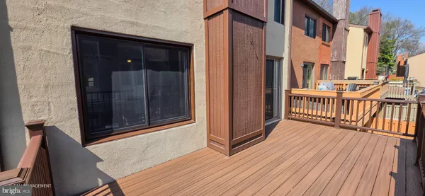 a view of a house with a deck