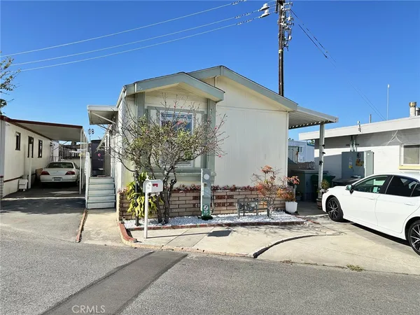 a car parked in front of house