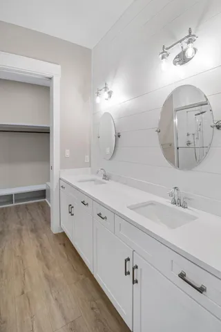 wooden floor in an empty room