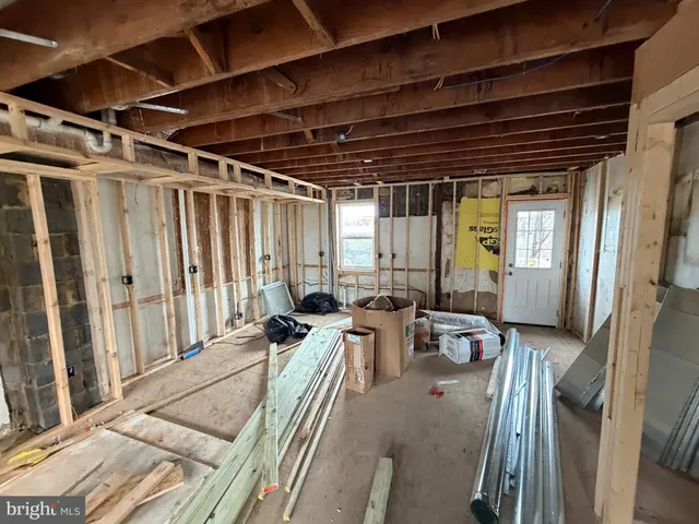 a view of a house with wooden stairs