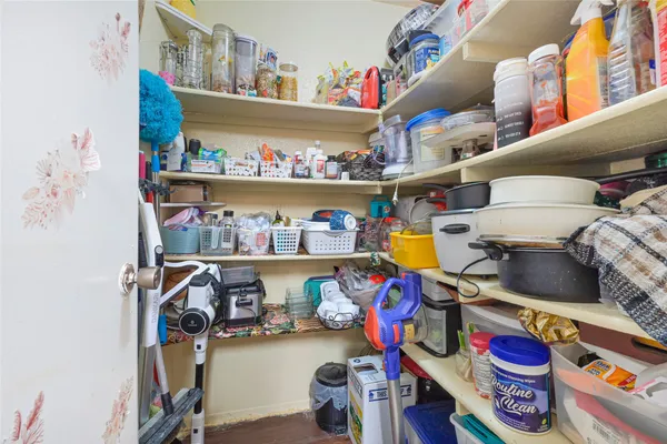 a view of storage and utility room
