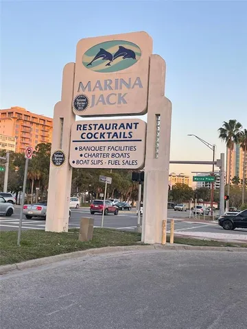 a view of a building on the street