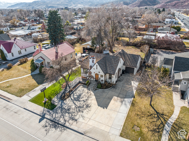 465 North Main Street Richfield, UT 84701 - Photo 7 of 43 Birds eye view of property featuring a mountain view and a residential view