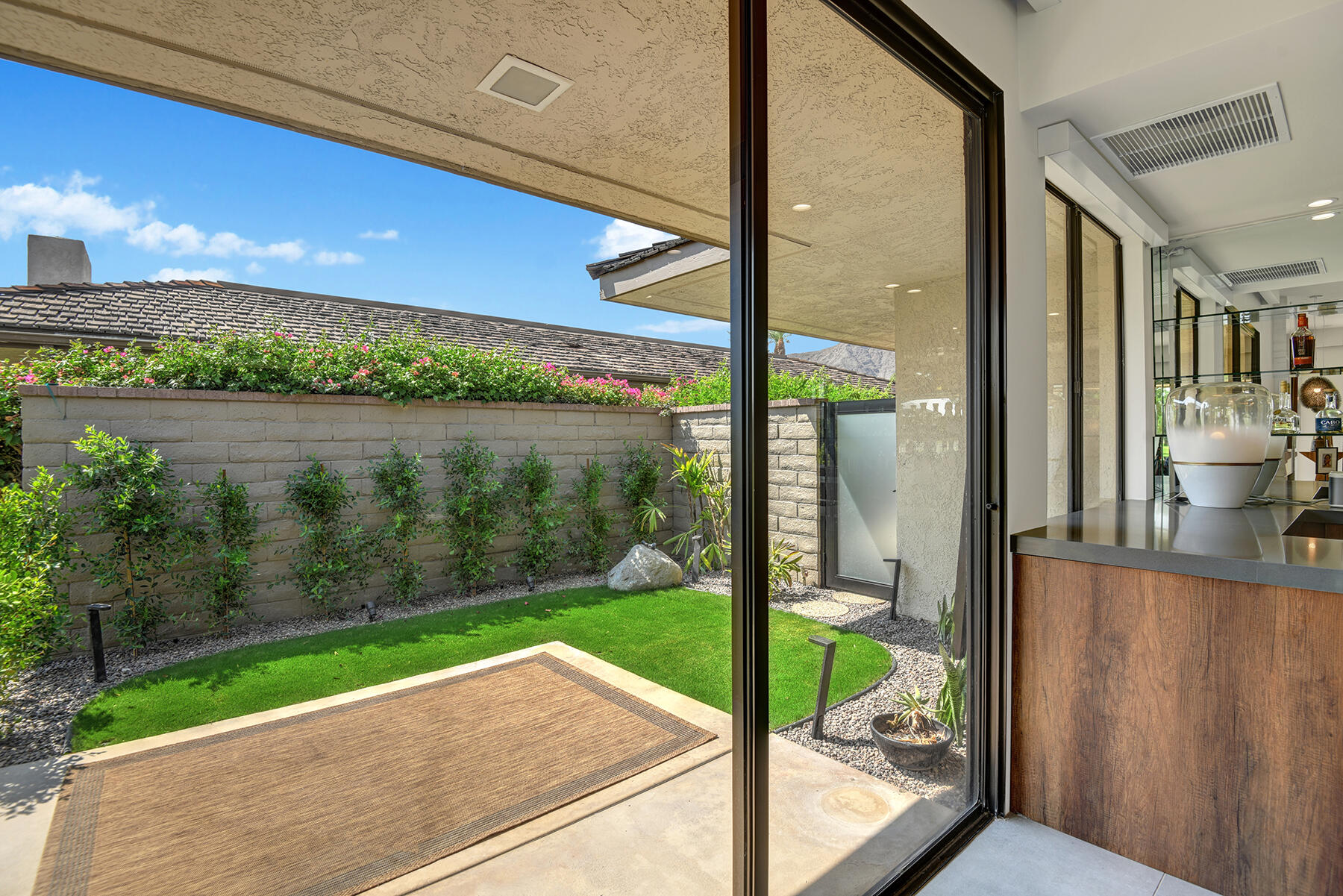 73 Princeton Drive Rancho Mirage, CA 92270 - Photo 17 of 44 a view of a porch