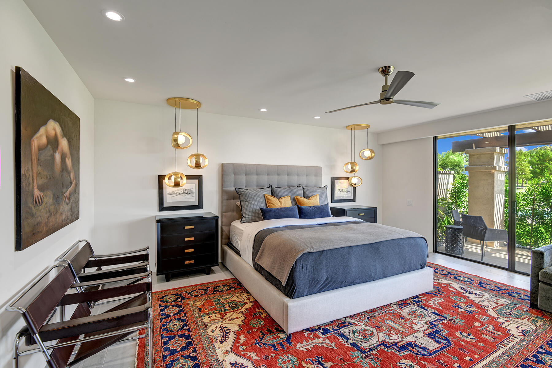 73 Princeton Drive Rancho Mirage, CA 92270 - Photo 20 of 44 a bed room with a bed and a television