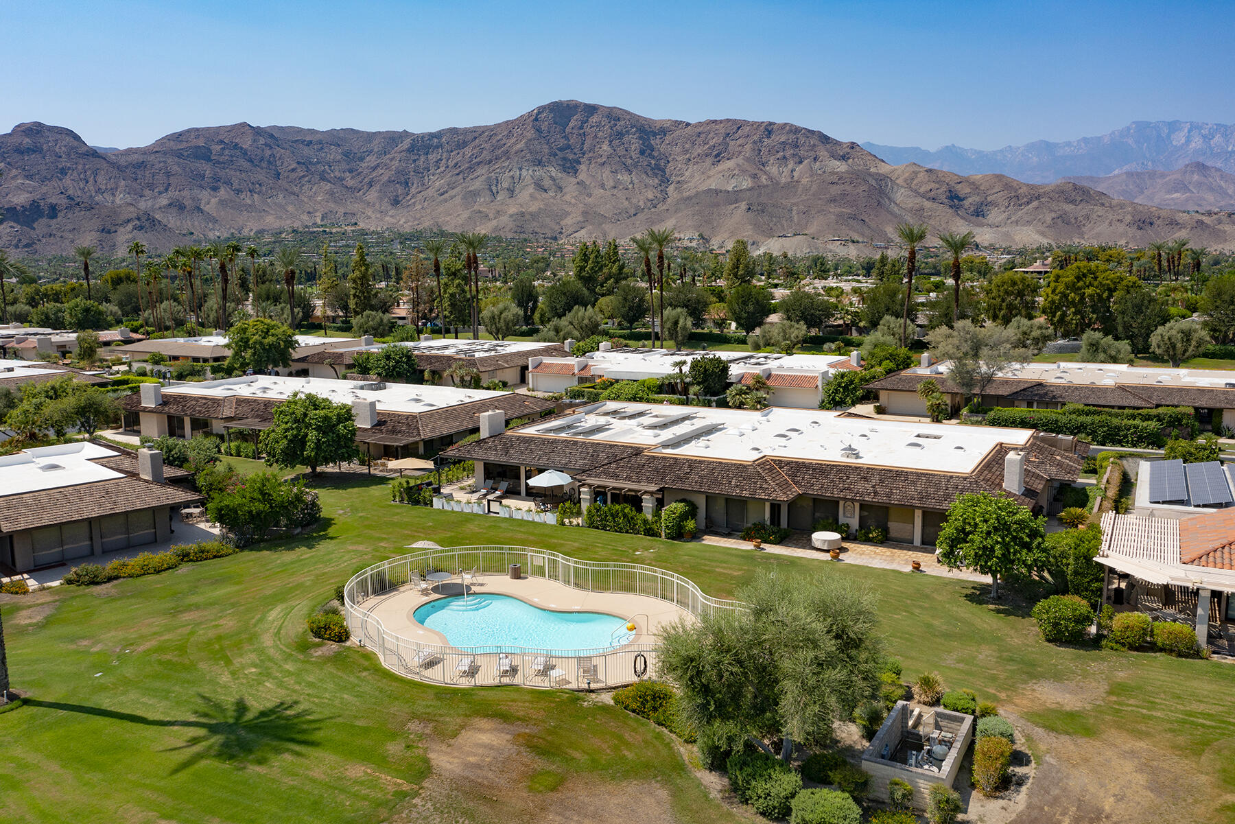 73 Princeton Drive Rancho Mirage, CA 92270 - Photo 43 of 44 a view of swimming pool and mountain view