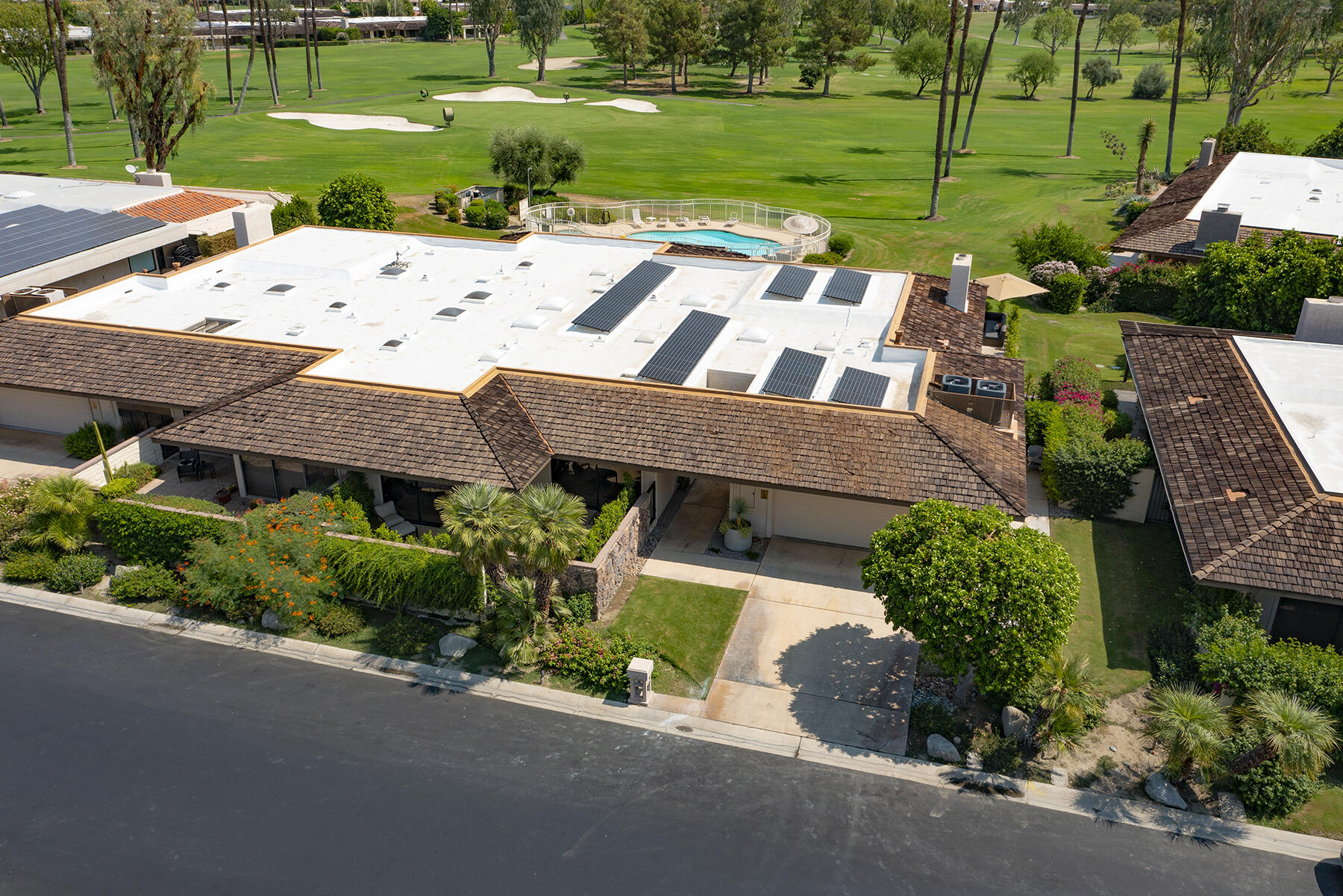 73 Princeton Drive Rancho Mirage, CA 92270 - Photo 44 of 44 a view of a house with a yard