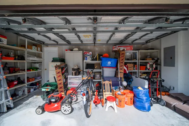 a view of storage and utility room