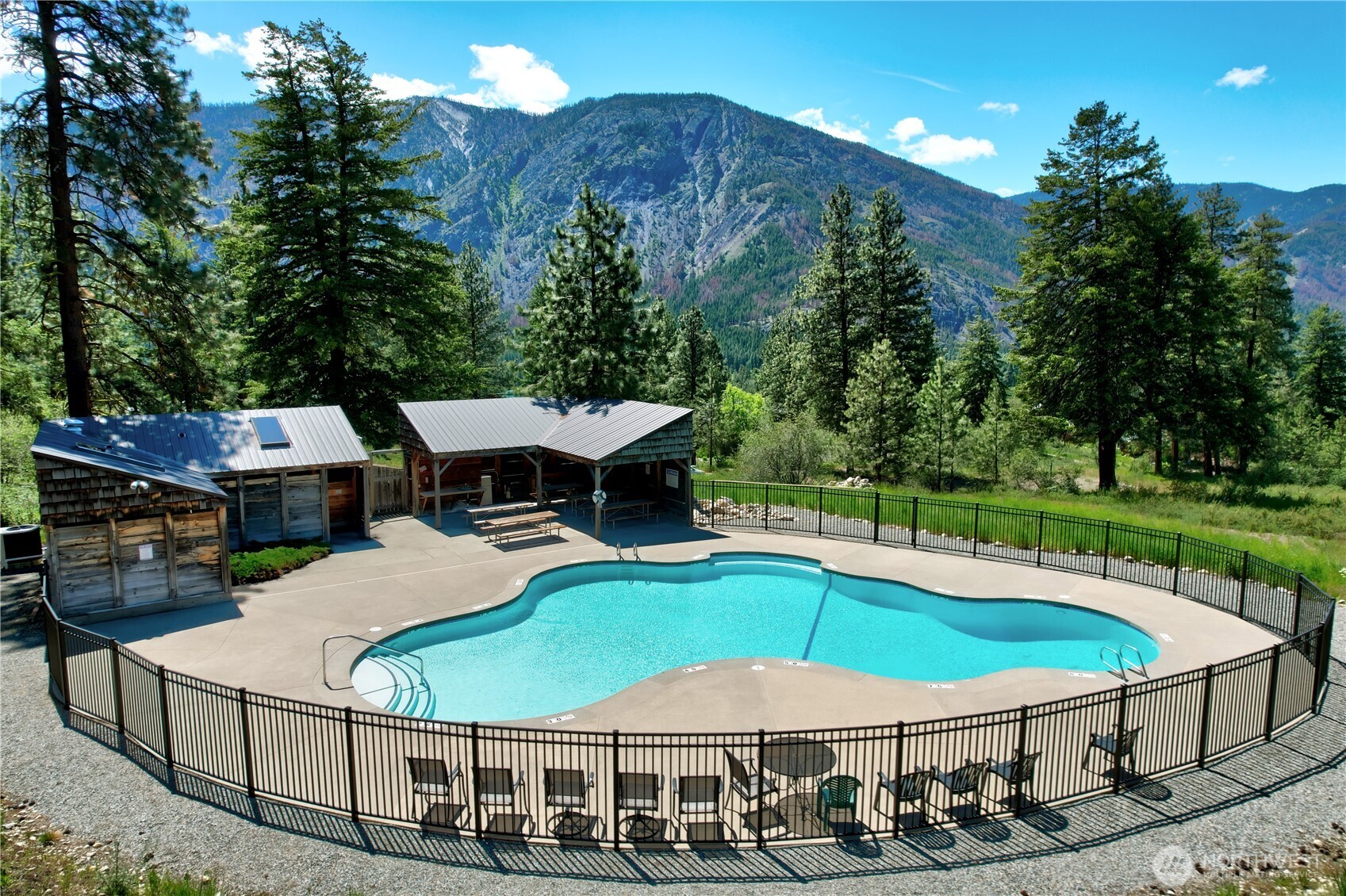 94 Homestead Road Winthrop, WA 98862 - Photo 23 of 26 an aerial view of a house