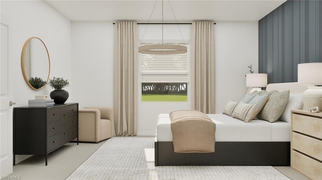 14895 Bluewater Road Babcock Ranch, FL 33982 - Photo 13 of 27 a bedroom with bed and window