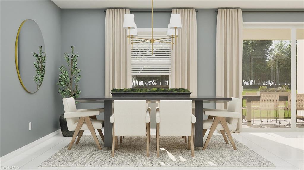 14895 Bluewater Road Babcock Ranch, FL 33982 - Photo 6 of 27 a view of a dining room with furniture and a window