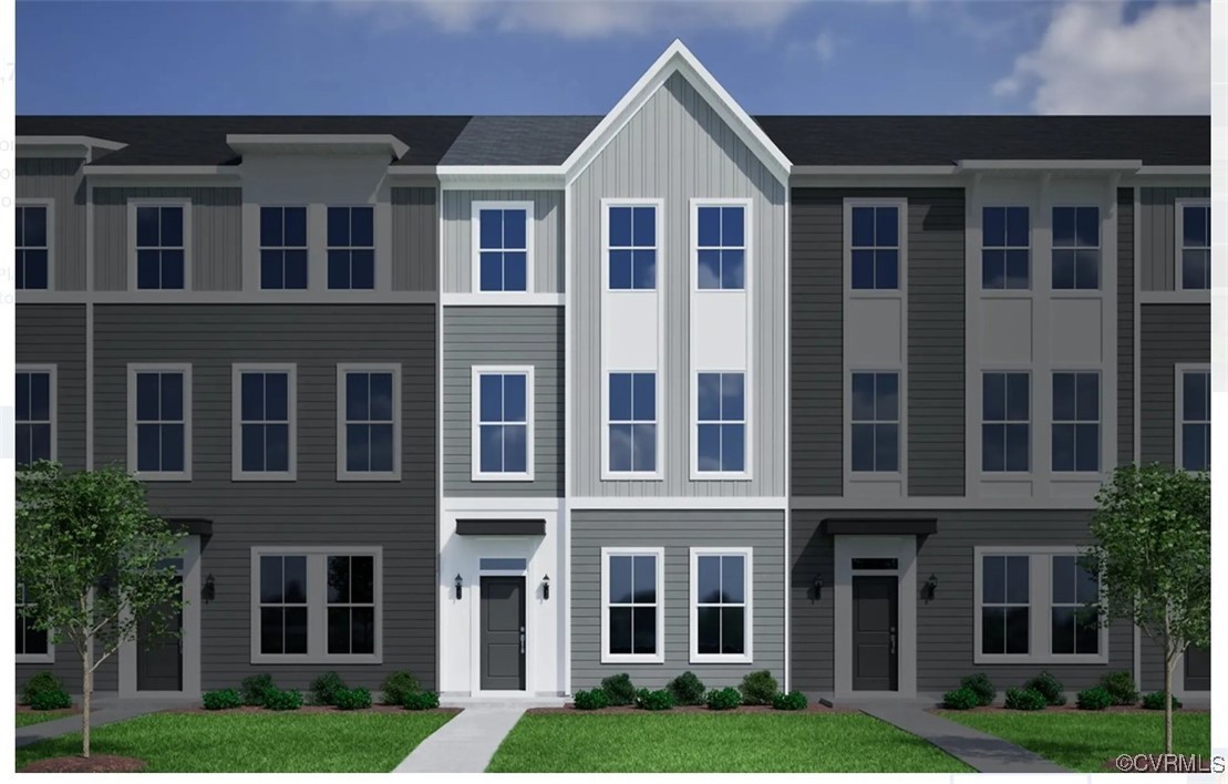 212 That Way Midlothian, VA 23114 - Photo 35 of 37 front view of a brick house with a yard