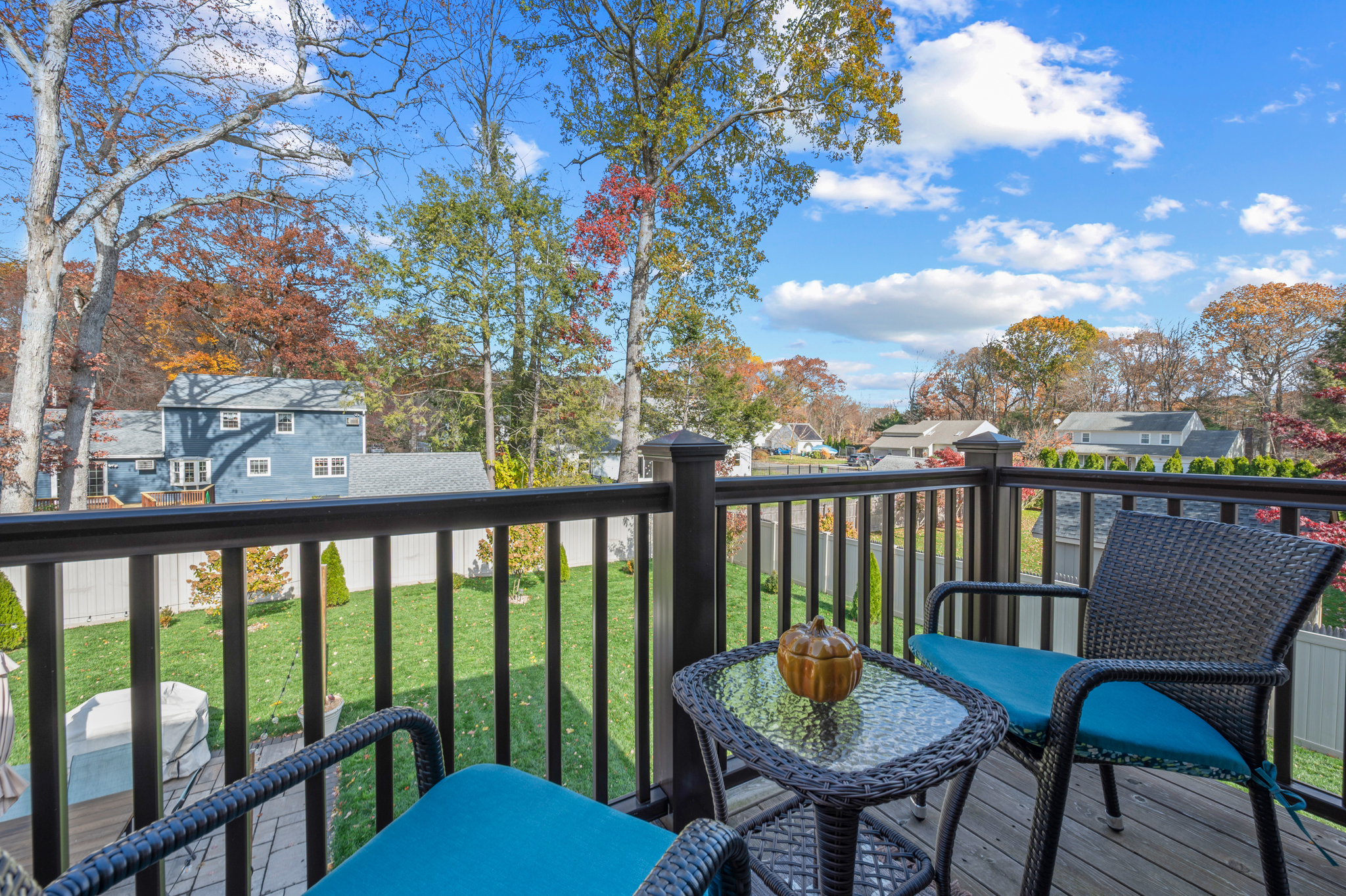 14 Inwood Lane Bristol, CT 06010 - Photo 18 of 40 a view of a chairs and table in the balcony