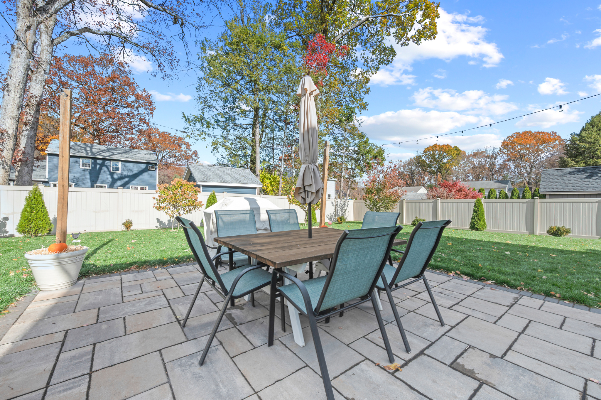 14 Inwood Lane Bristol, CT 06010 - Photo 33 of 40 a view of a backyard with sitting area