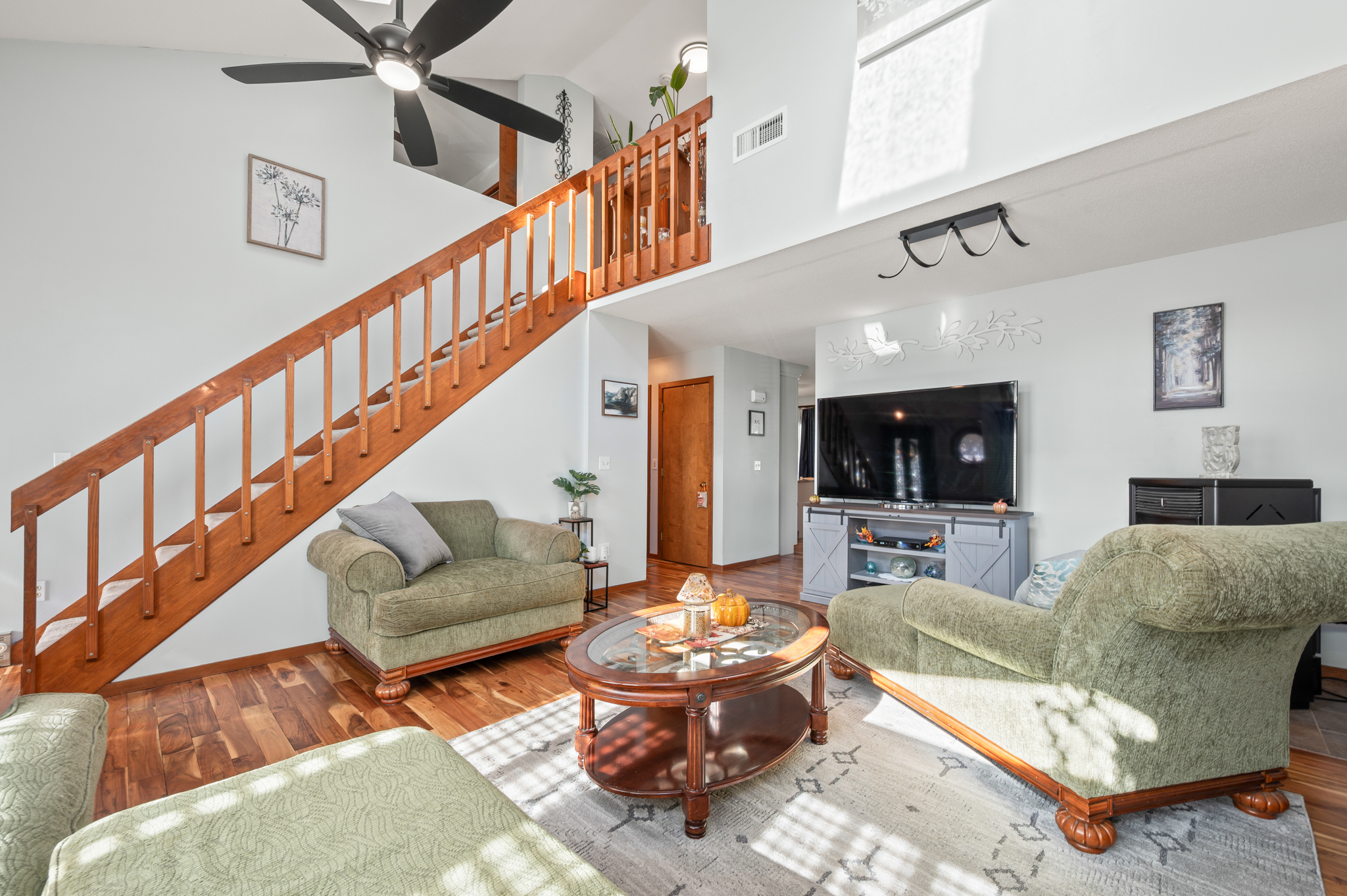 14 Inwood Lane Bristol, CT 06010 - Photo 5 of 40 a living room with furniture and a flat screen tv
