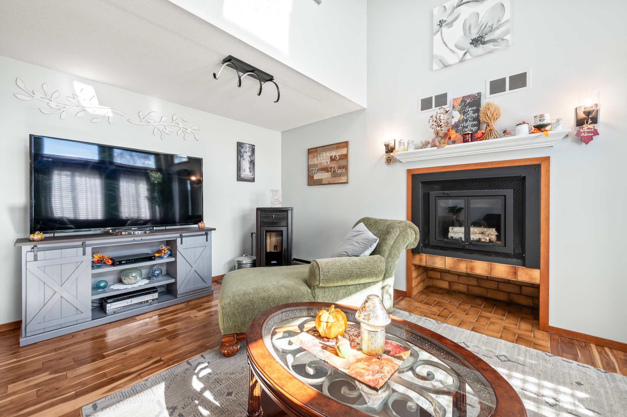 14 Inwood Lane Bristol, CT 06010 - Photo 7 of 40 a living room with furniture and a flat screen tv