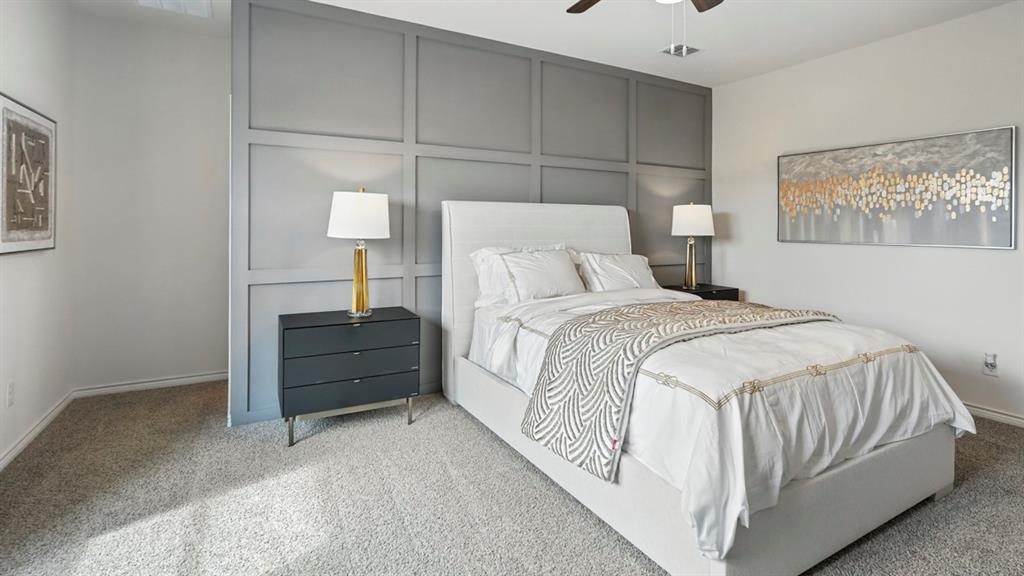 2640 Gladewater Road Celina, TX 75009 - Photo 6 of 40 a bed room with a bed and a night stand
