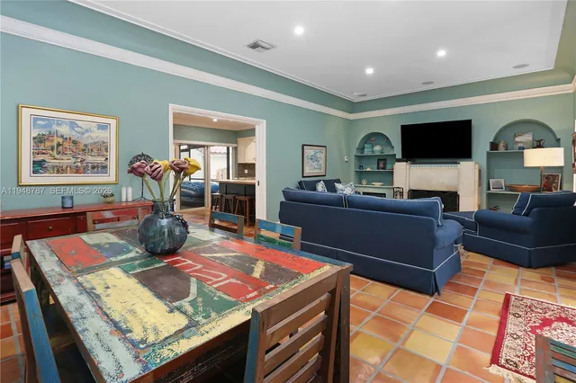 a view of a porch with wooden floor and outdoor space
