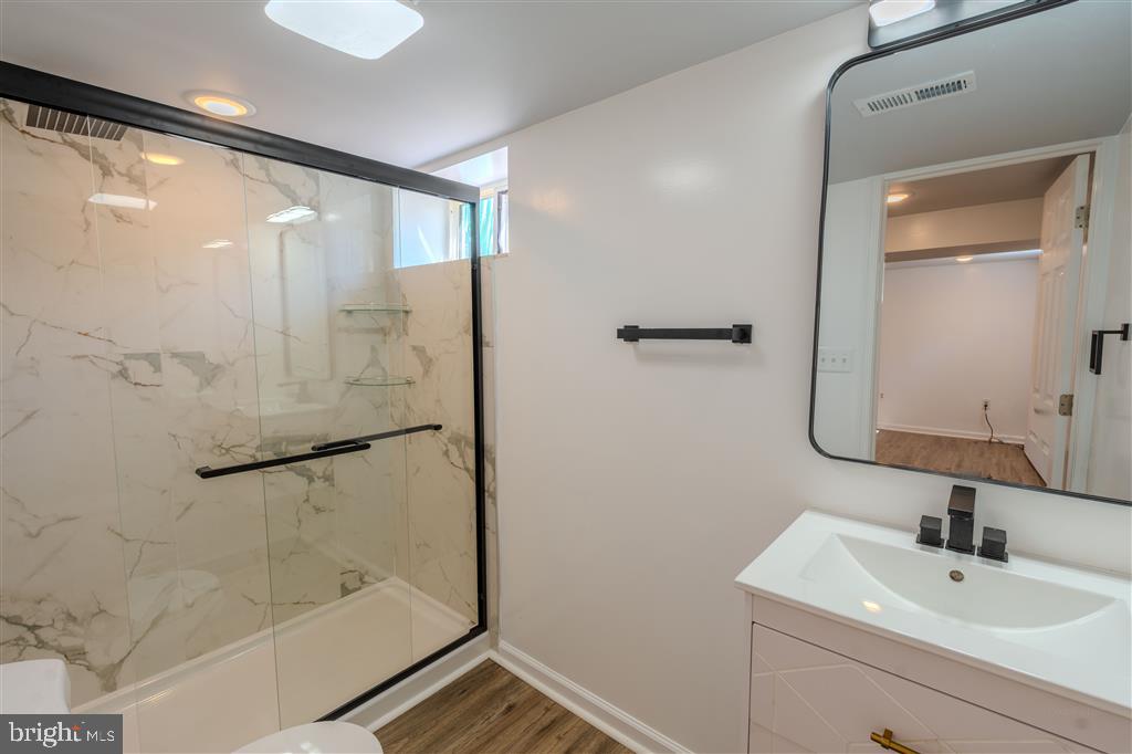12324 Centerhill Street Silver Spring, MD 20902 - Photo 22 of 24 a bathroom with a shower and a sink