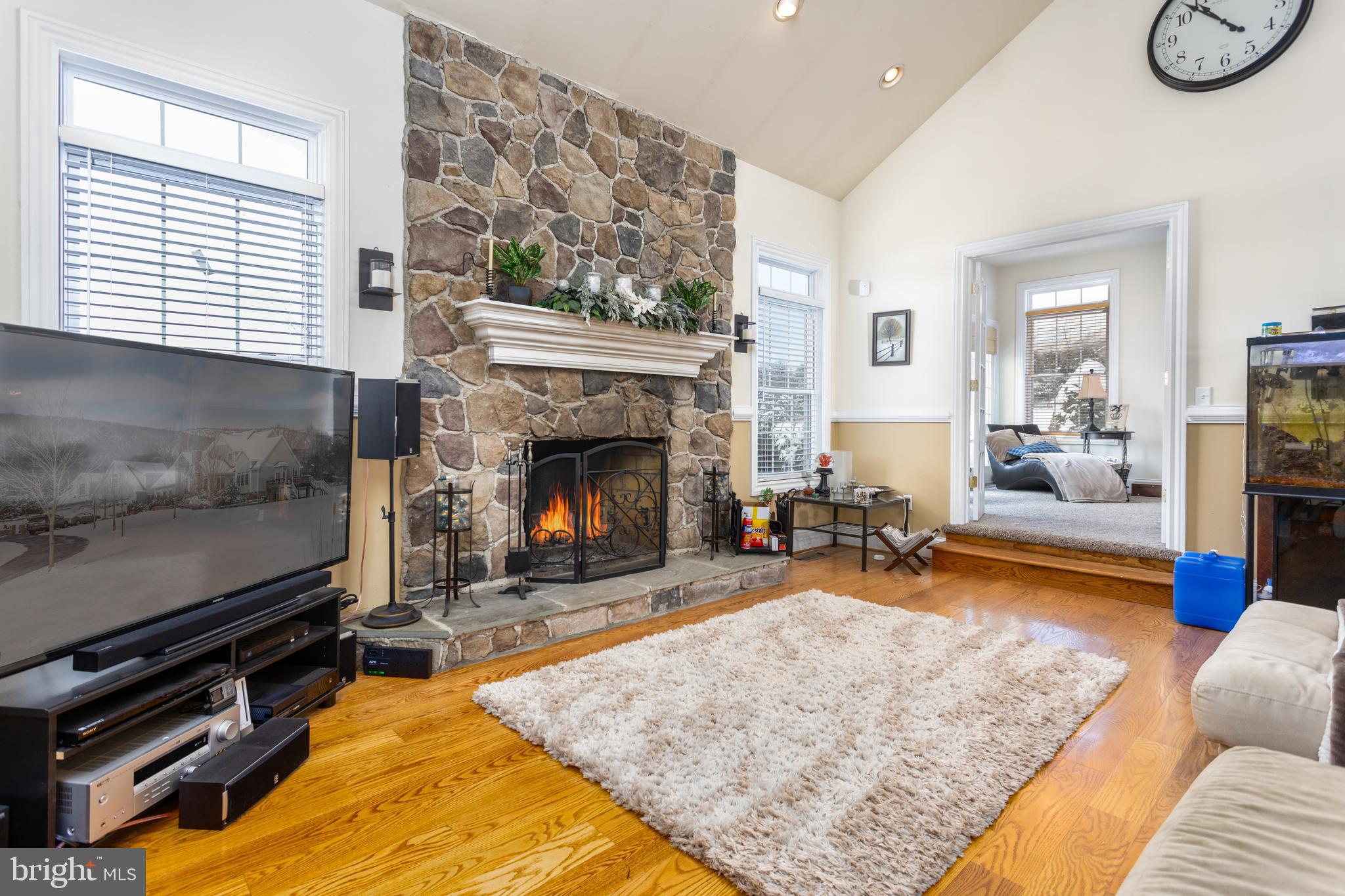 1730 South Pifer Road Star Tannery, VA 22654 - Photo 8 of 41 Stone Woodburning Fireplace in Family Room
