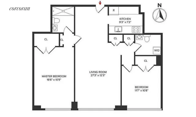 $1,275,000 | 61 West 62nd Street, Unit 27G | Upper West Side