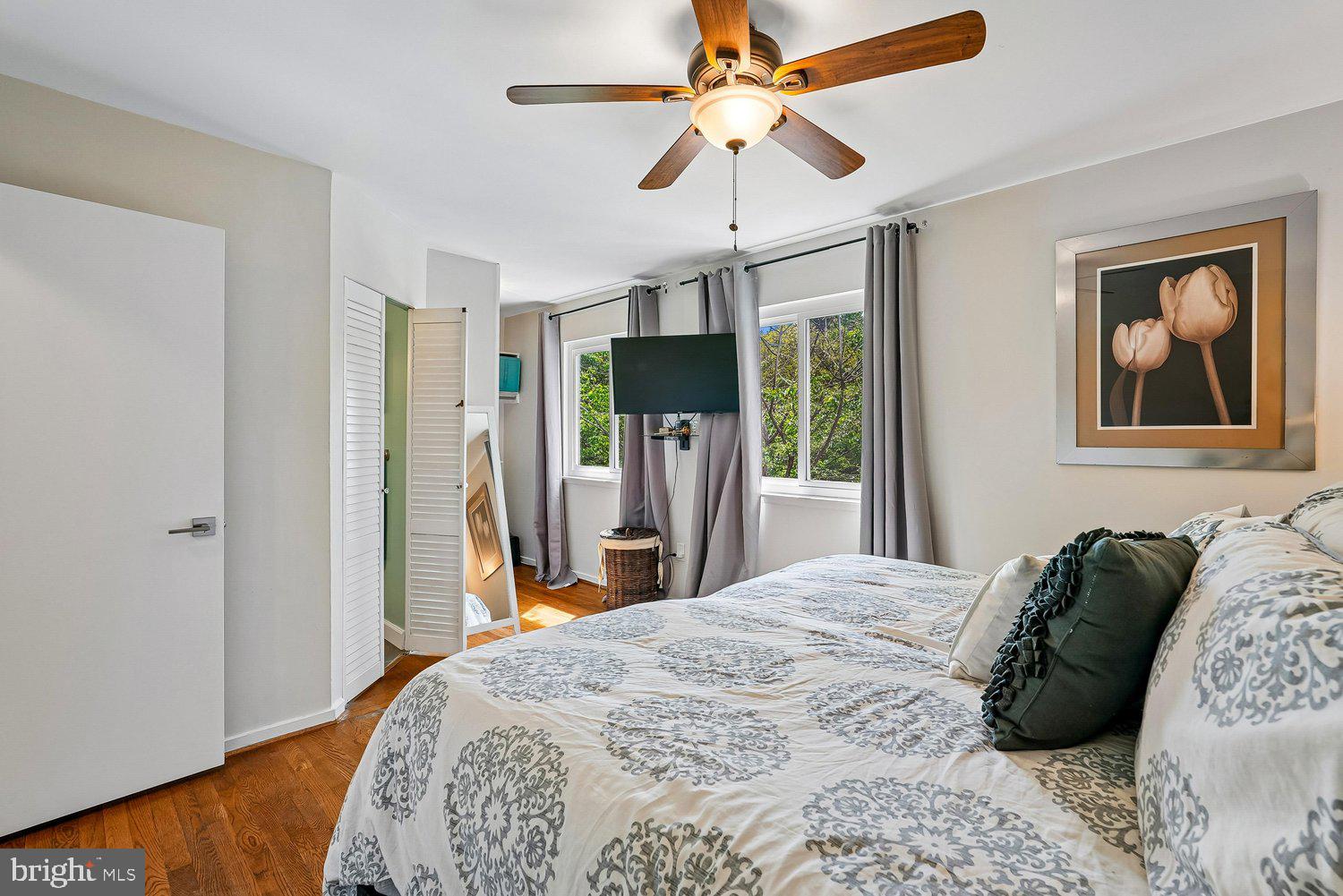 11110 Forest Edge Drive Reston, VA 20190 - Photo 19 of 46 Bright and airy bedroom with modern touches.