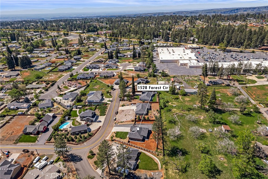 1528 Forest Paradise, CA 95969 - Photo 47 of 49 an aerial view of residential houses with outdoor space