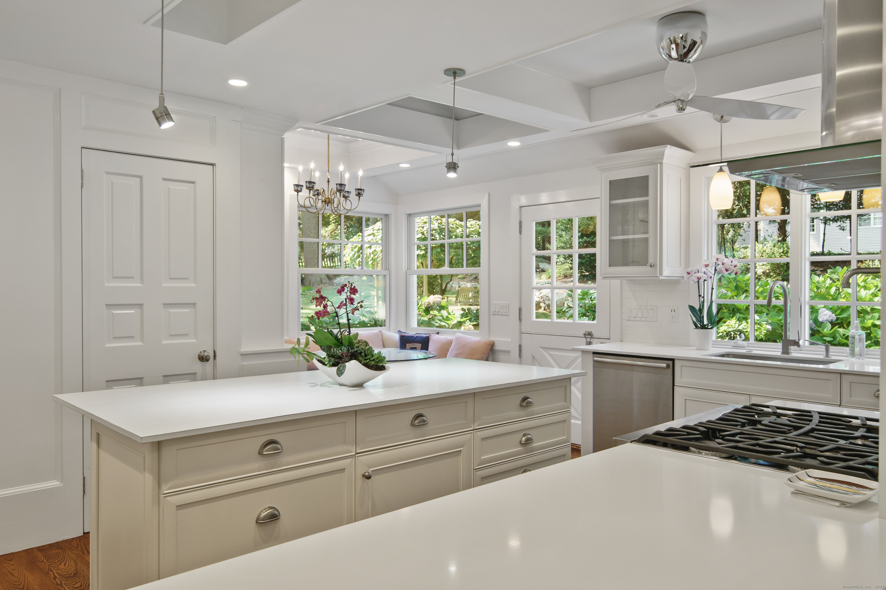 58 Kent Road Wilton, CT 06897 - Photo 6 of 19 a kitchen with a sink and large window