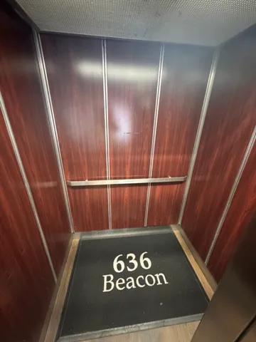 a close view of a fireplace