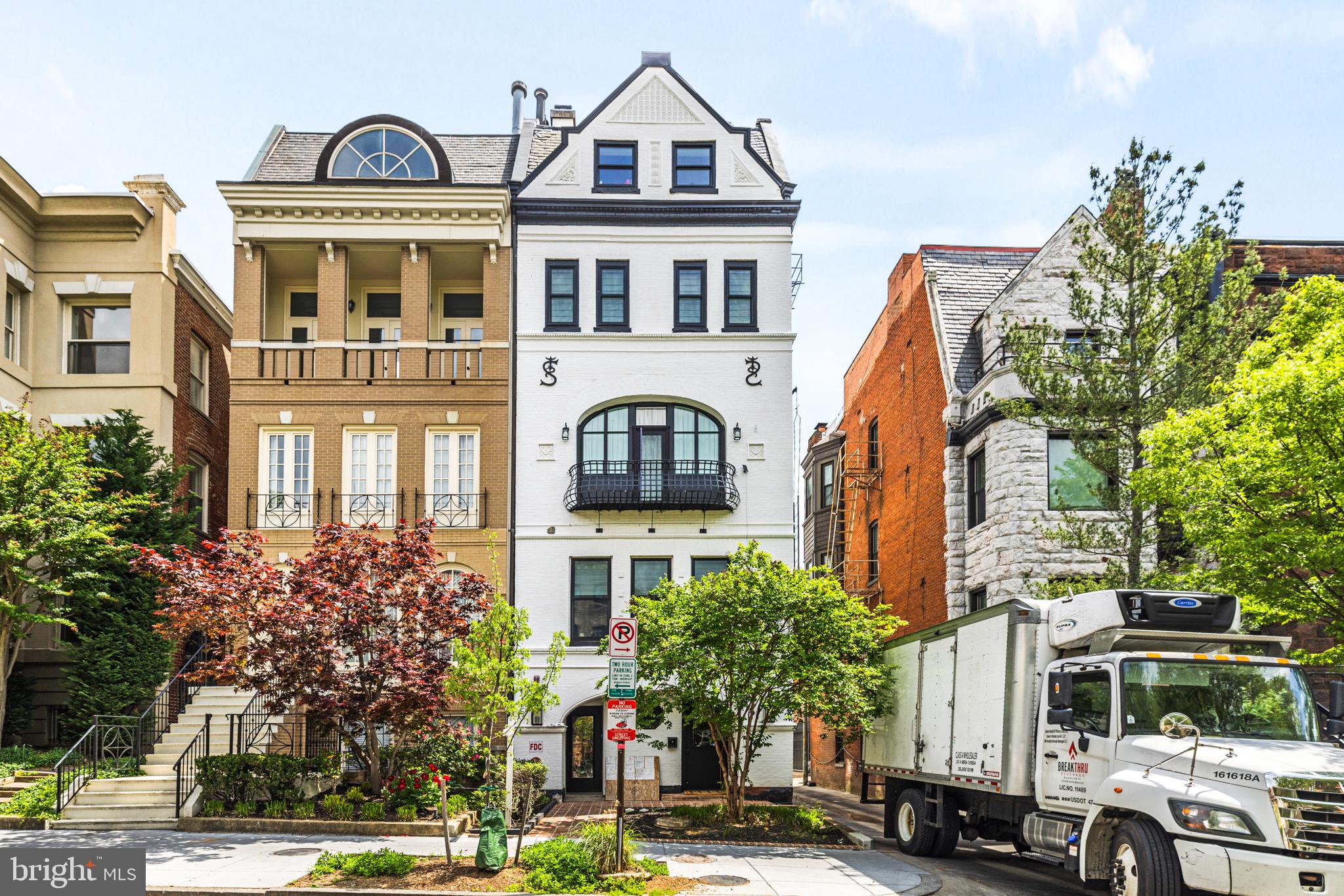 1709 21st Street Northwest, Unit 42 Washington, DC 20009 - Photo 21 of 21 a view of multiple houses with a street
