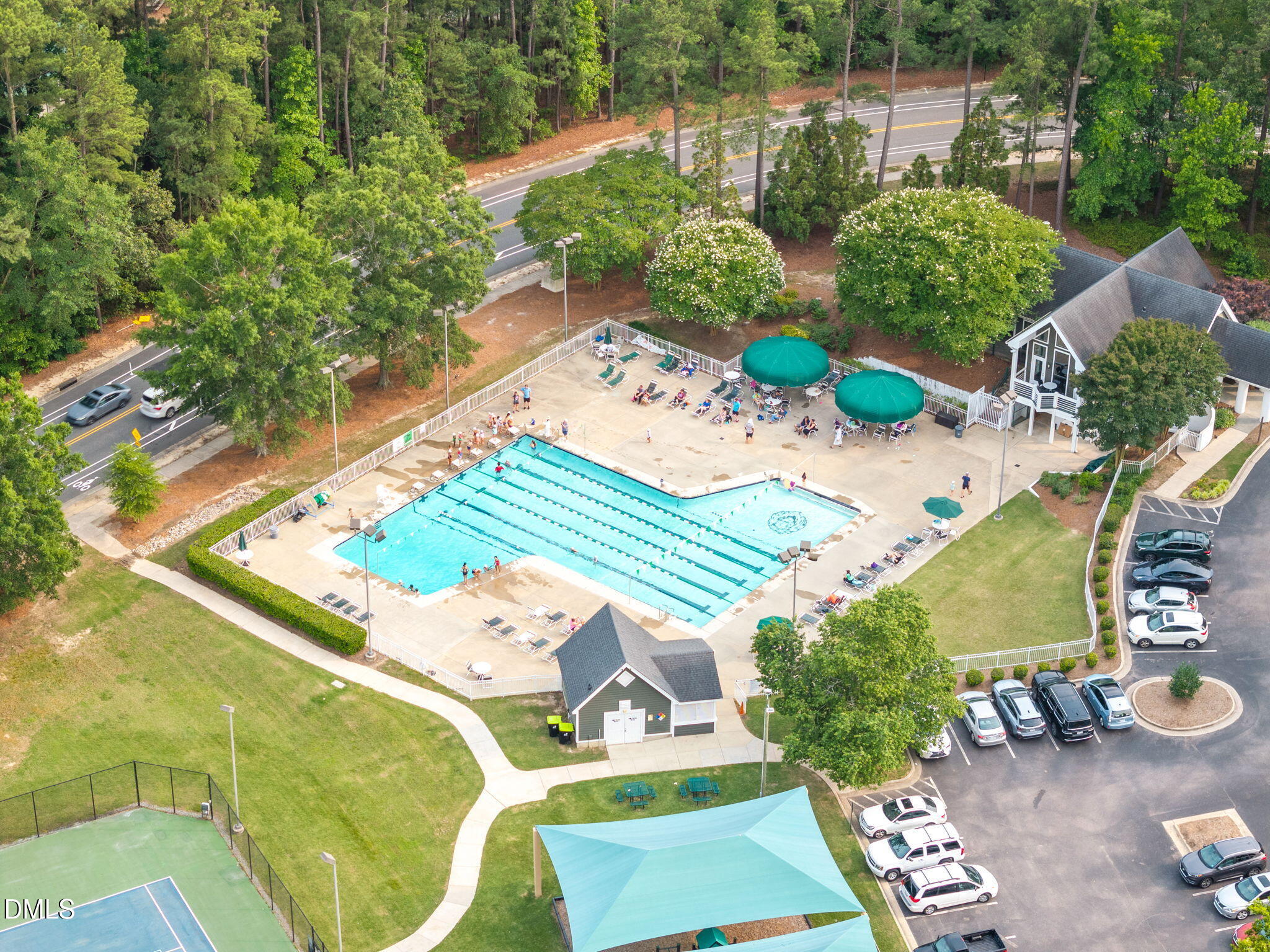 5512 Grand Traverse Drive Raleigh, NC 27604 - Photo 52 of 62 an aerial view of a house having outdoor space