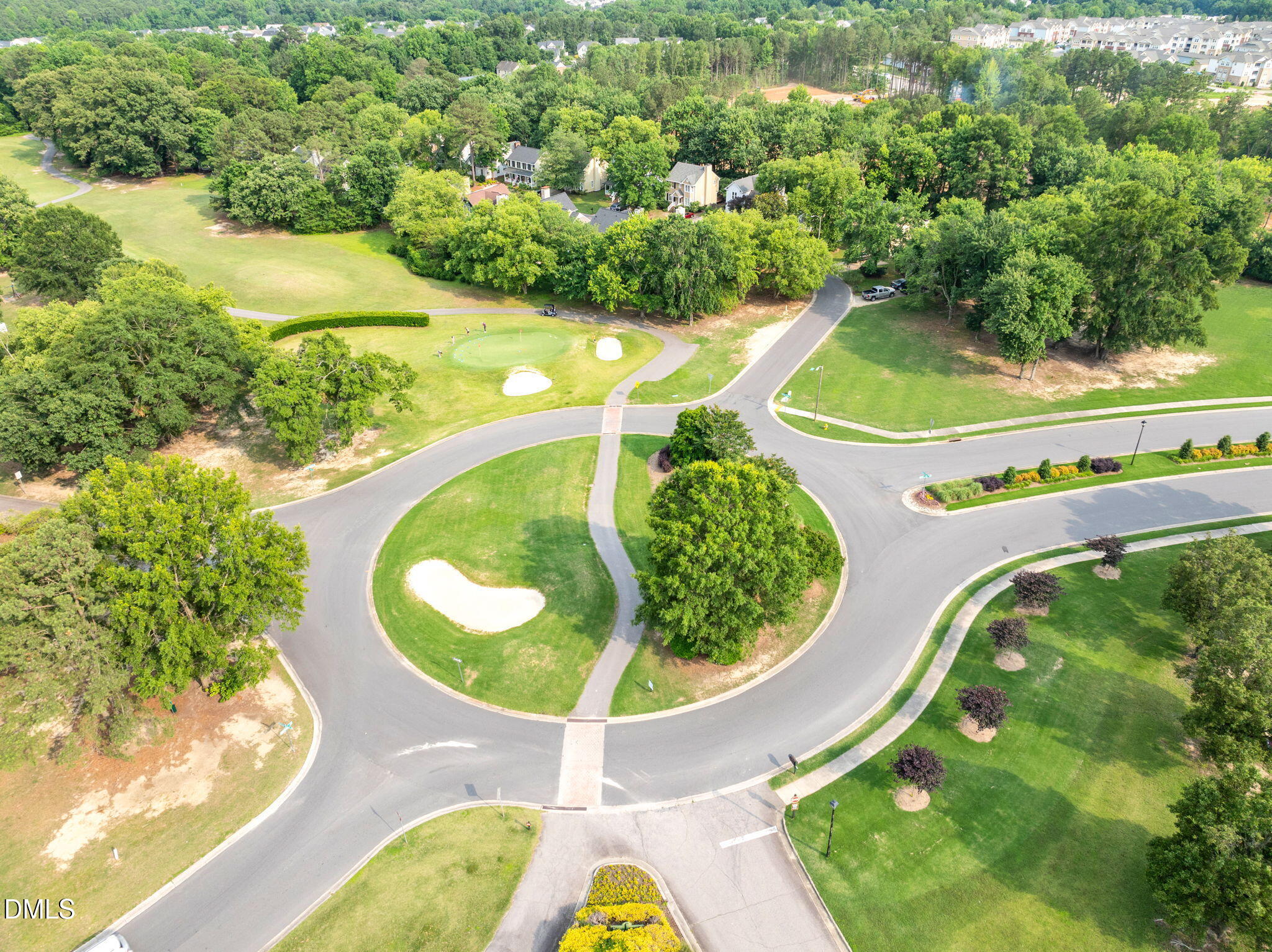 5512 Grand Traverse Drive Raleigh, NC 27604 - Photo 59 of 62 an aerial view of a swimming pool and outdoor space