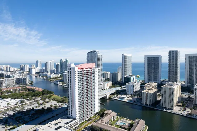 a city view with lot of high rise buildings