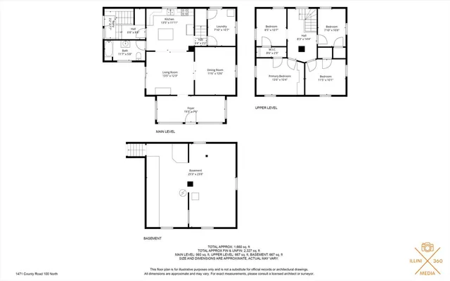 $195,000 | 1471 East 100th Road North, Rankin, IL 60960