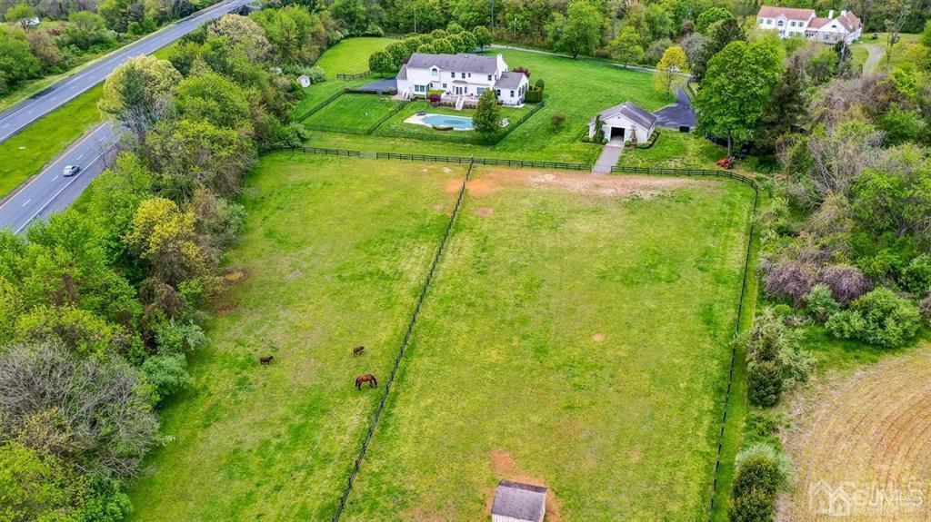 55 Rues Road Cream Ridge, NJ 08514 - Photo 64 of 67 a view of a big yard with plants and large trees