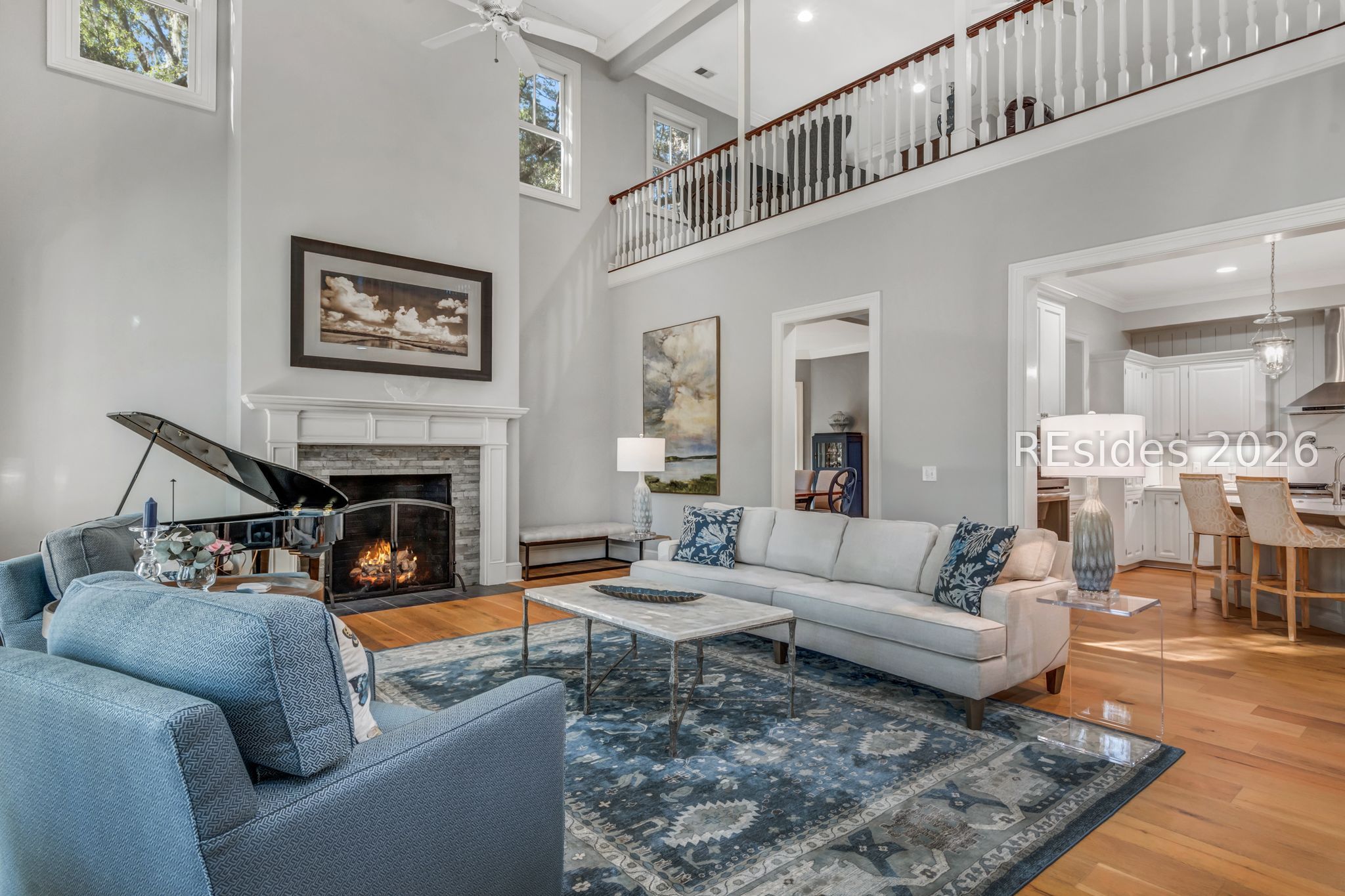 50 Hawthorne Road Bluffton, SC 29910 - Photo 22 of 59 Masonry fireplace in great room
