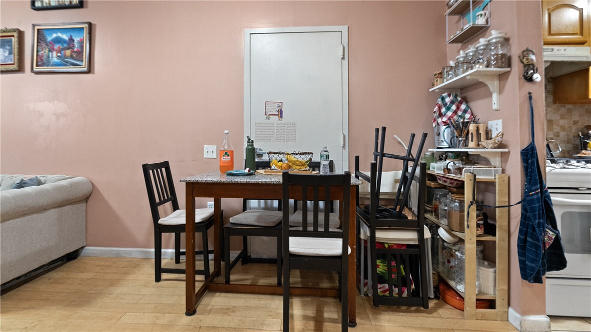 1316 Myrtle Avenue Brooklyn, NY 11221 - Photo 14 of 32 Dining area with light wood-type flooring