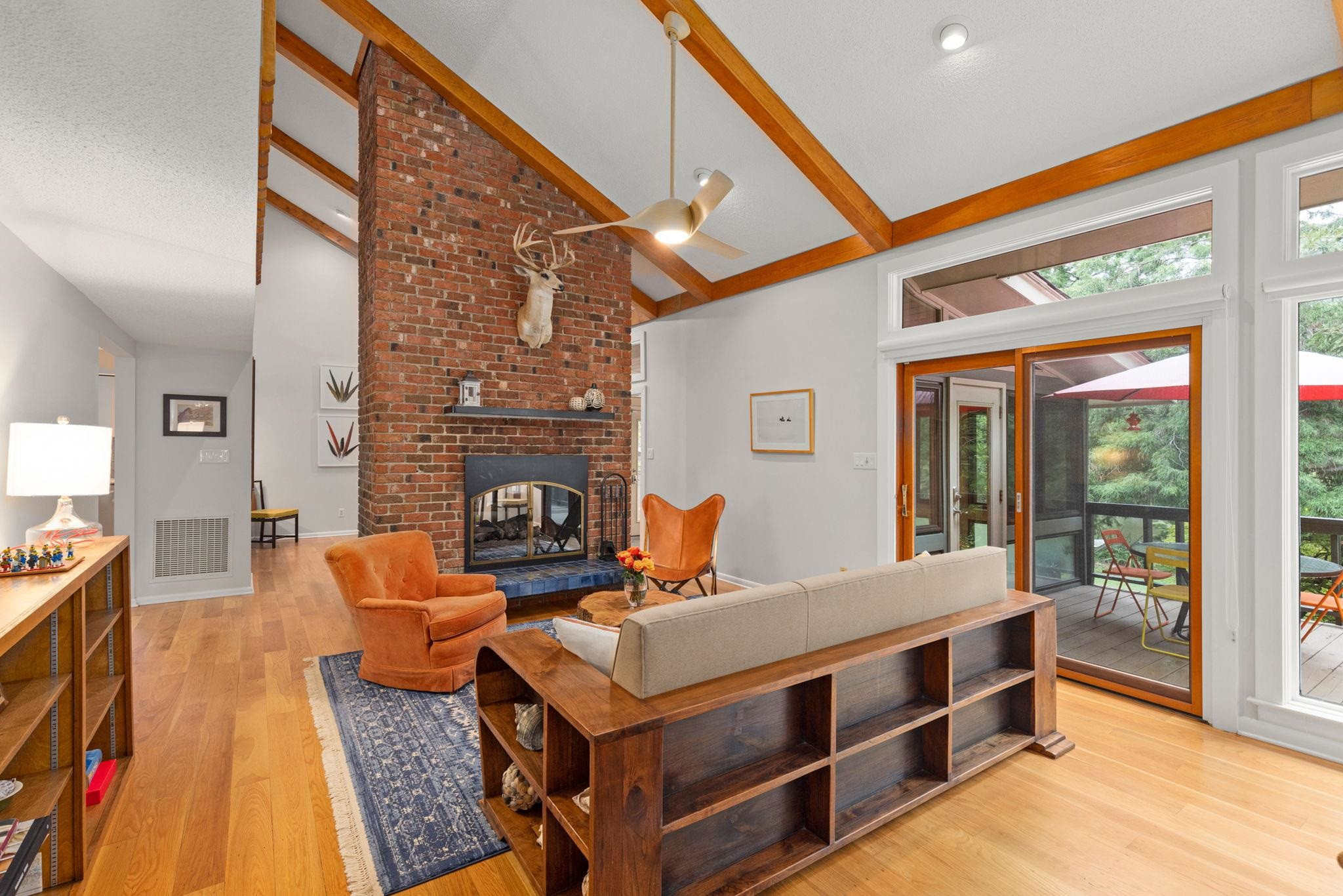 2204 Timberlake Drive Raleigh, NC 27604 - Photo 11 of 100 a living room with furniture a fireplace and a large window