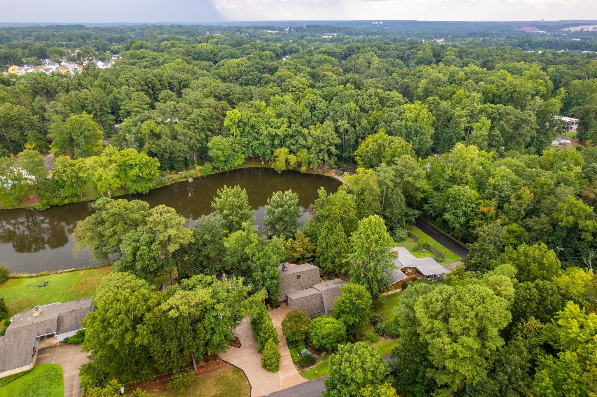 2204 Timberlake Drive Raleigh, NC 27604 - Photo 100 of 100 an aerial view of a houses with a yard