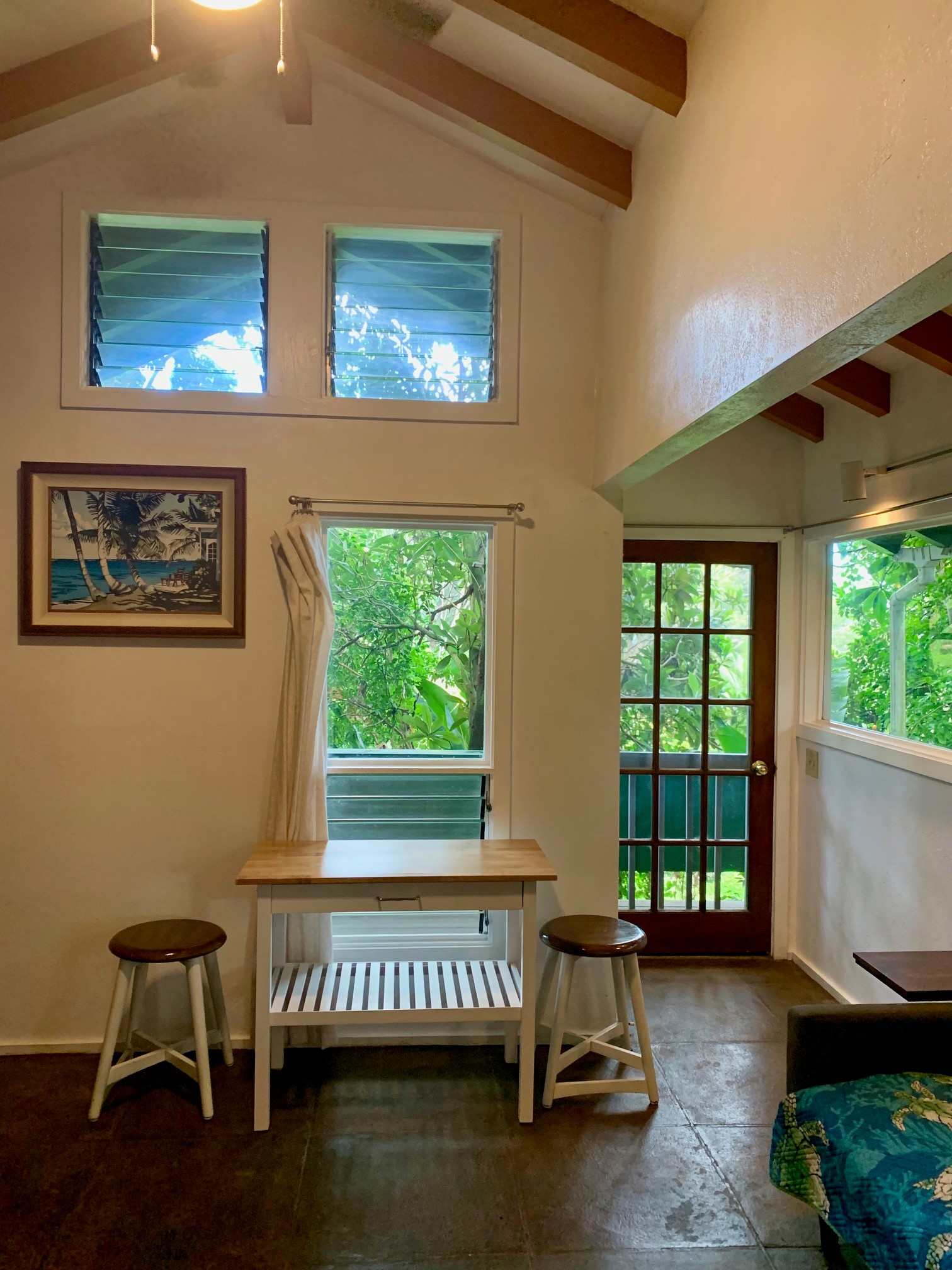 3198 Wawae Road Kalaheo, HI 96741 - Photo 18 of 30 a view of a livingroom with furniture and a window