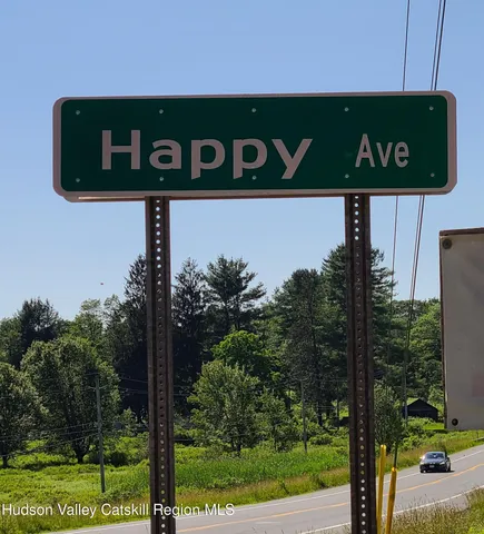 an aerial view of a house with outdoor space